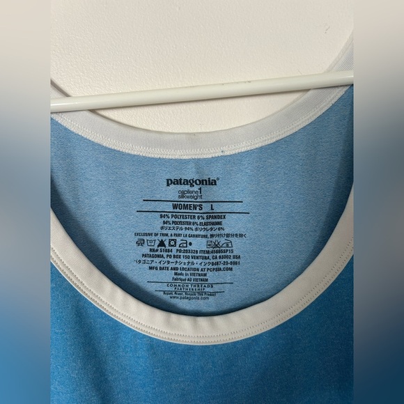 Patagonia Blue Tank Top Size Large - Picture 2 of 6